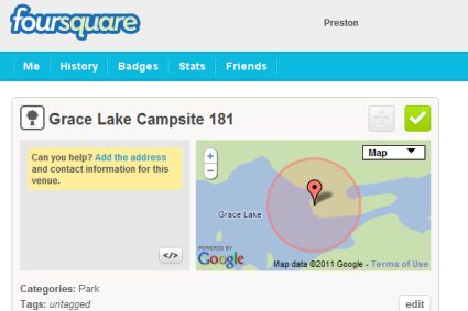 Grace Lake venue on Foursquare
